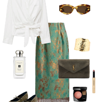 SKIRT LUDMILLA "SUMMER MINT"