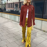 PANTS GIL "DAISY STRIPES"   SALE ITEMS CAN NOT BE RETURNED OR EXCHANGED