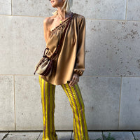 PANTS GIL "DAISY STRIPES"   SALE ITEMS CAN NOT BE RETURNED OR EXCHANGED