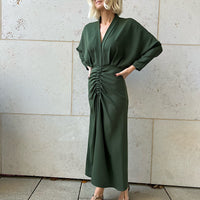 DRESS GIULIA "OLIVE"