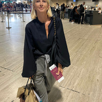 BLOUSE CLAIRE "BLACK"    SALE ITEMS CAN NOT BE RETURNED OR EXCHANGED