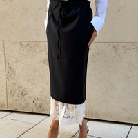 SKIRT AMY "ALMOST BLACK"