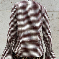 BLOUSE CHLOE "COFFEE & CREAM"