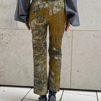 PANTS GIL "GOLD JACQUARD" ANKLE LENGTH
