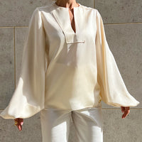 BLOUSE CLAIRE "VANILLA SILK"