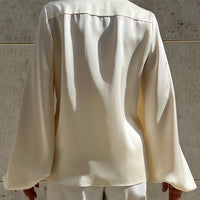 BLOUSE CLAIRE "VANILLA SILK"