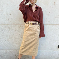 SKIRT LUDMILLA "SAND EMBROIDERY"       SALE ITEMS CAN NOT BE RETURNED OR EXCHANGED