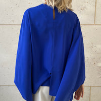BLOUSE ANINA "YVES KLEIN BLUE"