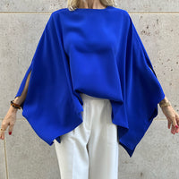BLOUSE ANINA "YVES KLEIN BLUE"