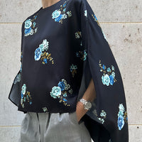 BLOUSE ANINA "SATIN FLORAL"