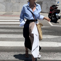 SKIRT VIOLA "TRICOLOR BLUE"   SALE ITEMS CAN NOT BE RETURNED OR EXCHANGED