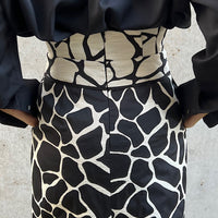 SKIRT CELESTE "GIRAFFE PRINT"       SALE ITEMS CAN NOT BE RETURNED OR EXCHANGED
