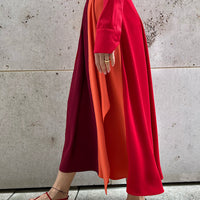 SKIRT VIOLA TRICOLOR "RED"    SALE ITEMS CAN NOT BE RETURNED OR EXCHANGED