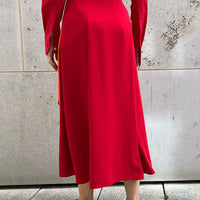 SKIRT VIOLA TRICOLOR "RED"    SALE ITEMS CAN NOT BE RETURNED OR EXCHANGED