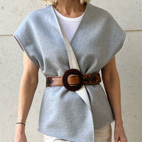 VEST ALISA "EASY-GREY"     SALE ITEMS CAN NOT BE RETURNED OR EXCHANGED