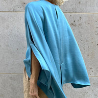 BLOUSE ANINA "TURQUOISE"