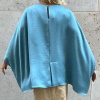 BLOUSE ANINA "TURQUOISE"