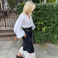 SKIRT AMY "ALMOST BLACK"