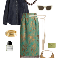 SKIRT LUDMILLA "SUMMER MINT"