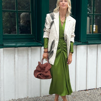 DRESS GIULIA "VIBRANT GREEN"
