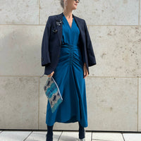KLEID GIULIA "BLEU"