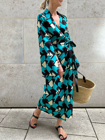 DRESS PAM "GRAPHIC PRINT"   LAST SIZE 42