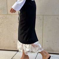 SKIRT AMY "ALMOST BLACK"