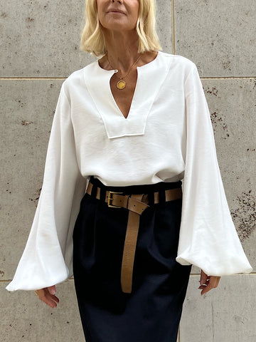 BLOUSE CLAIRE "ECRU"