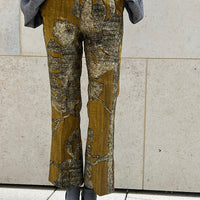 PANTS GIL "GOLD JACQUARD" ANKLE LENGTH