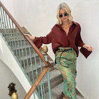 SKIRT LUDMILLA "SUMMER MINT"