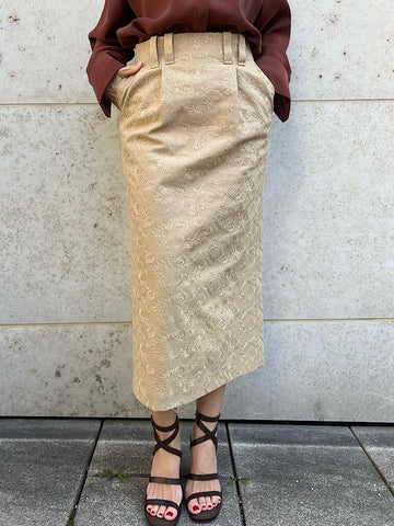 SKIRT LUDMILLA "SAND EMBROIDERY"