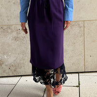 Skirt AMY "PURPLE & MIDNIGHT"