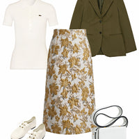 SKIRT FLEUR "CLOQUE"