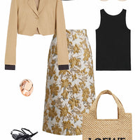 SKIRT FLEUR "CLOQUE"