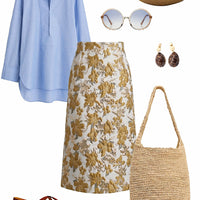 SKIRT FLEUR "CLOQUE"