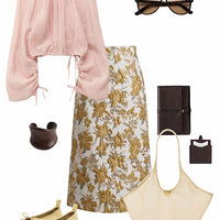 SKIRT FLEUR "CLOQUE"