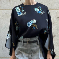 BLOUSE ANINA "SATIN FLORAL"