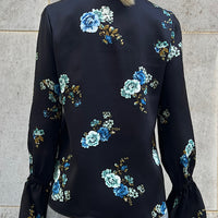 BLOUSE CHLOE "SATIN FLORAL"