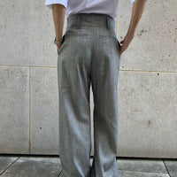 PANTS ALDA "GREY MELANGE"