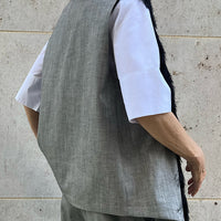 VEST MAXIMA "FRINGES BLACK"