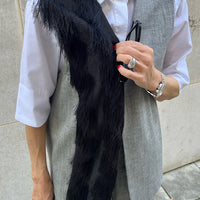 VEST MAXIMA "FRINGES BLACK"