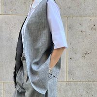 VEST MAXIMA "FRINGES BLACK"