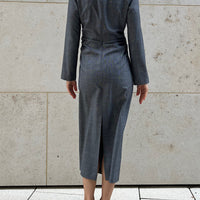 DRESS MONA "ANTHRACITE"