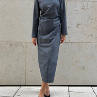 DRESS MONA "ANTHRACITE"