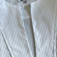 BLOUSE CLAIRE WHITE "FINE PINSTRIPE"