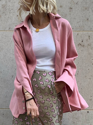 BLOUSE BELLA "ROSE LINEN"