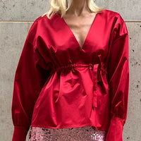BLOUSE FELICIA "RED"